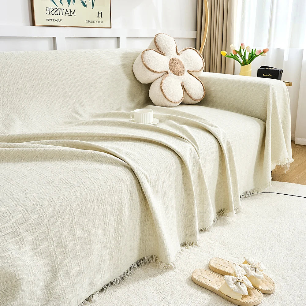 LuxeHome Sofa Cover - Reversible Design - Extra Large