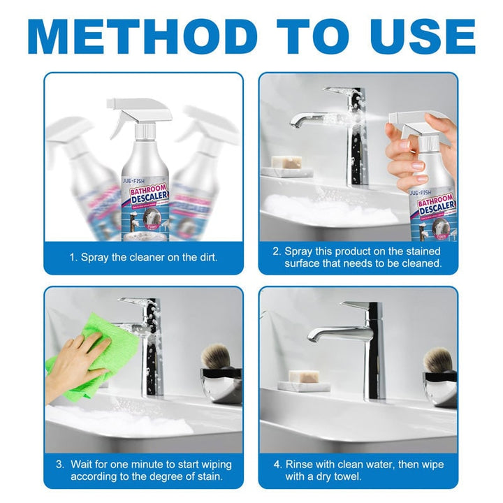 Bathroom Cleaner Spray and Foam with Trigger Nozzle for Mold and Soap Scum All Purpose
