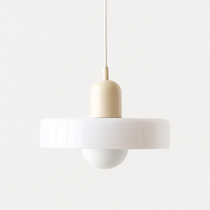 Bauhaus Pendant Light in Colored Glass