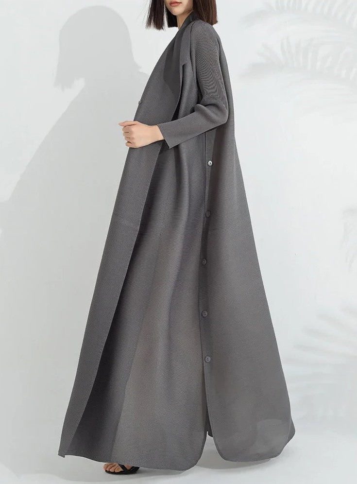 Elegant Overcoat with Wrap Front and Tie Belt for Women