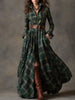 Plaid Shirt Dress with Belt for Women