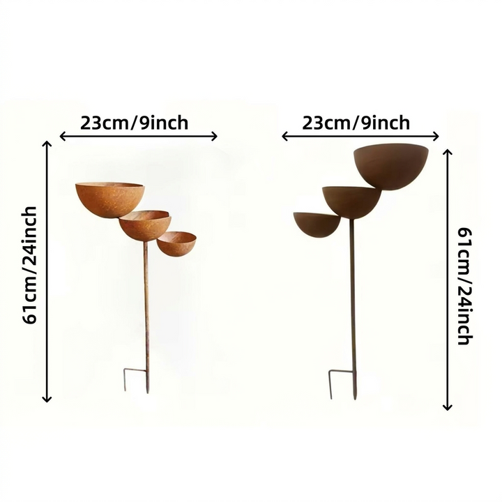 Three-tier bird bath | Bring your garden to life every morning