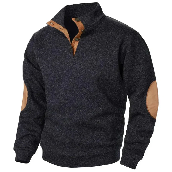 Men's V-Neck Sweatshirt for Outdoor &amp; Casual Style