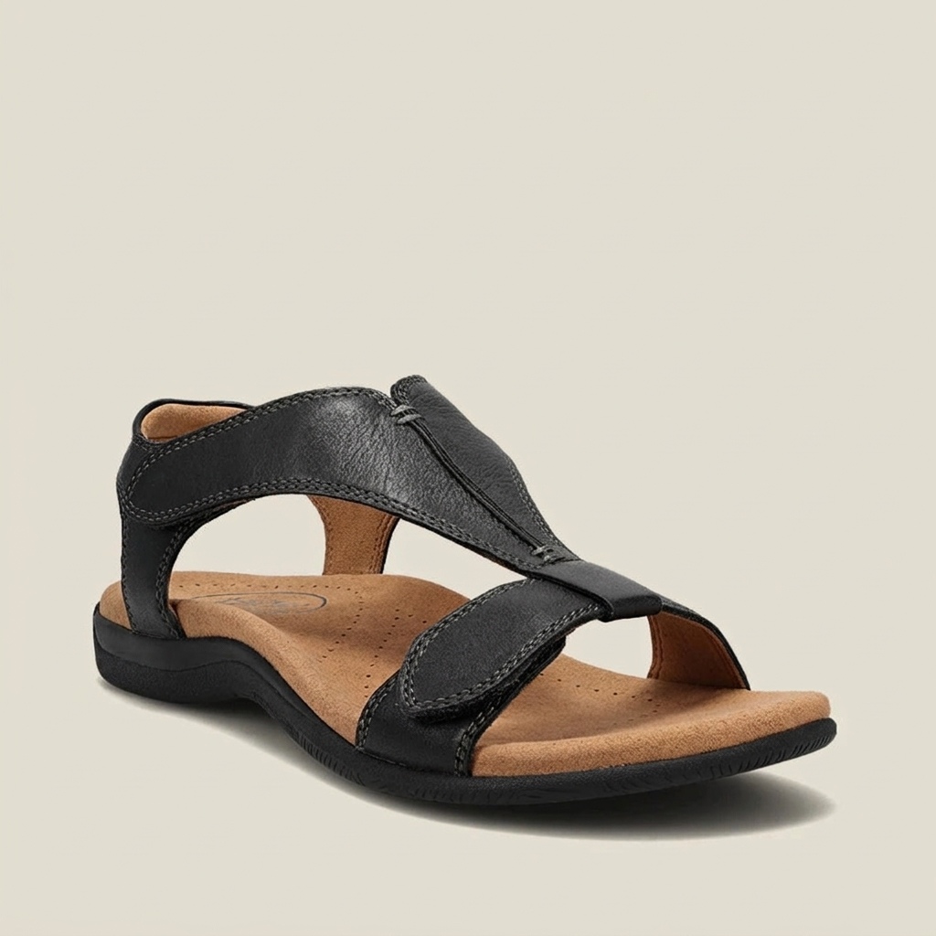 Women’s Platform Wedge Sandals with Velcro Straps