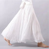 Charlotte | Boho Maxi Skirt High Waist Cotton Flowing A-Line