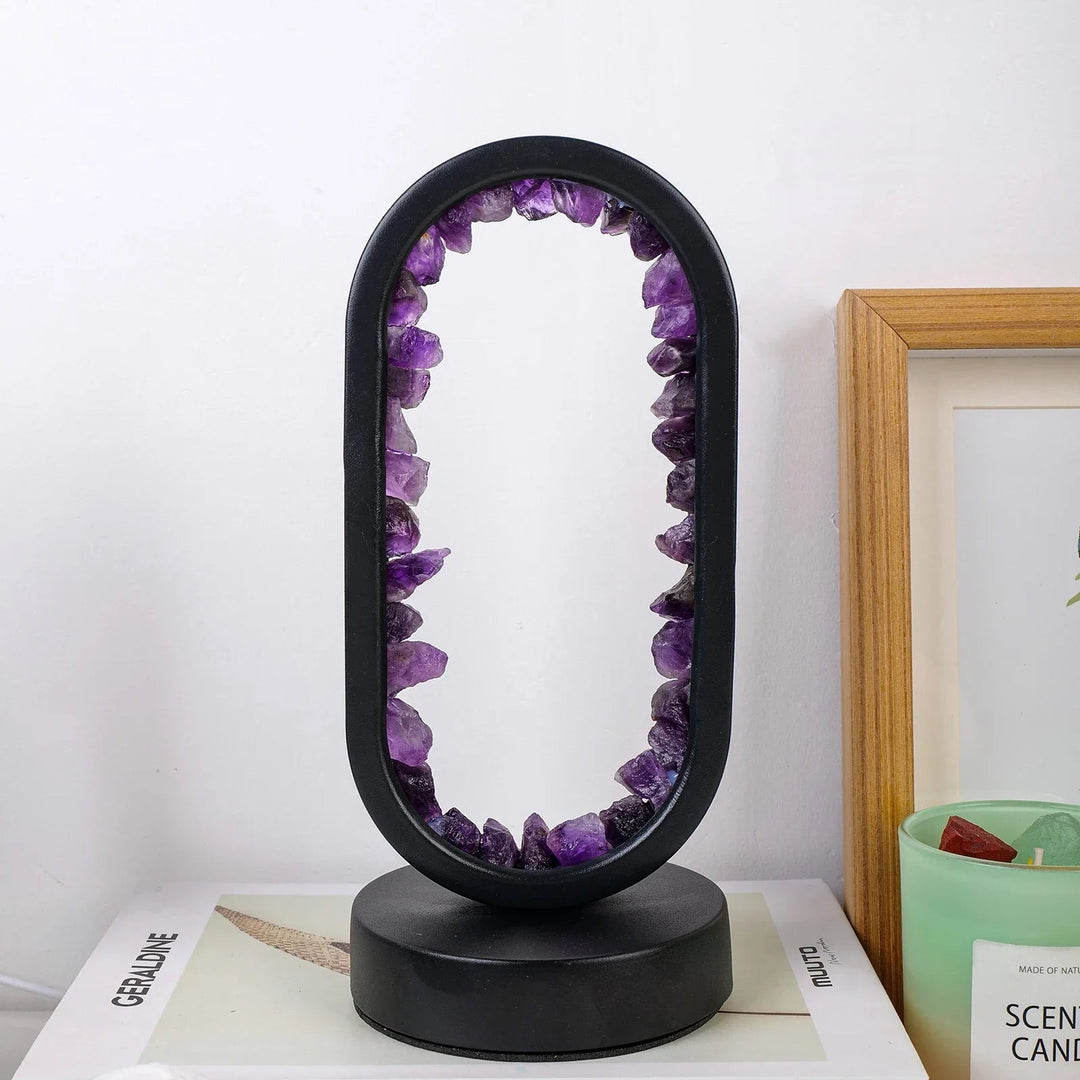 Handmade Amethyst Lamp - Serenith
