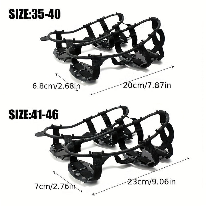 Anti-Slip Crampons with 24 Spikes – Perfect for Walking, Climbing and Winter Sports