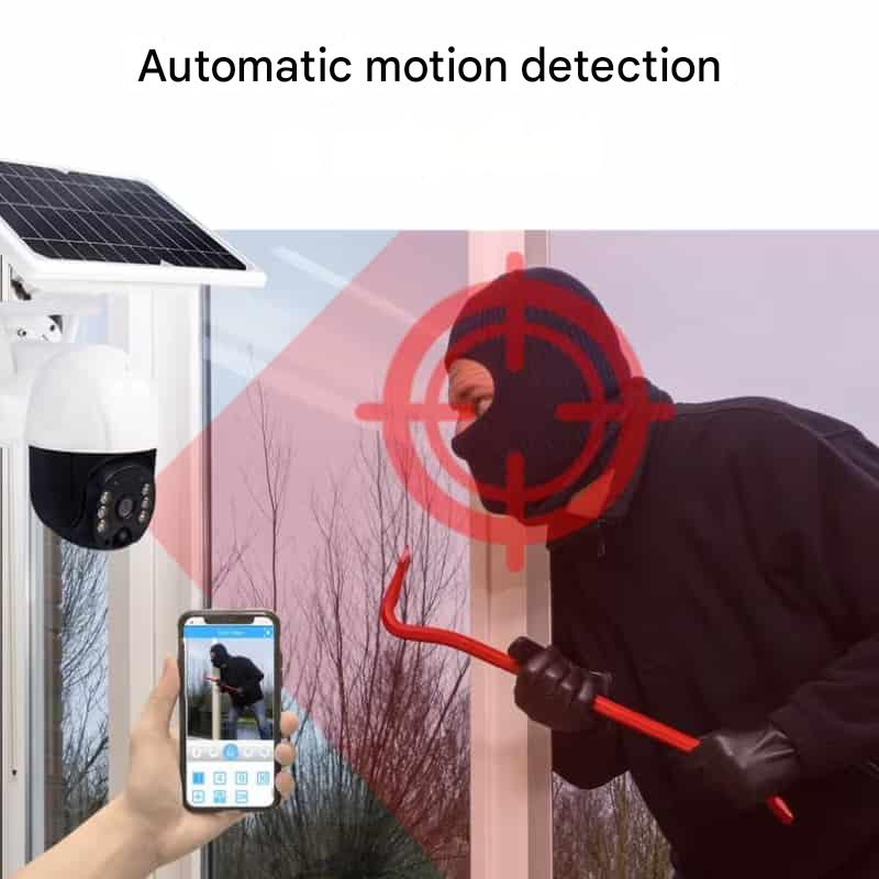 DualGuard 4K Wireless Security Camera with Solar Panel
