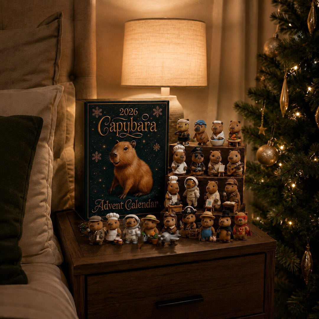 Capybara Advent Calendar 2026 with 24 Surprise Capybara Figures