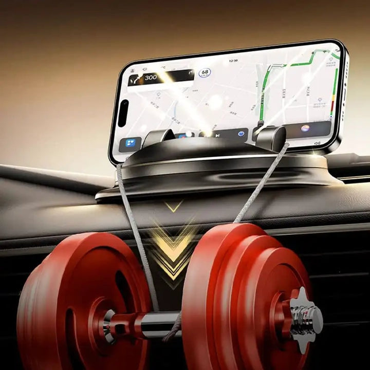 Car Phone Holder and Mount with 360-Degree Rotation for Vehicle Dashboard Cup