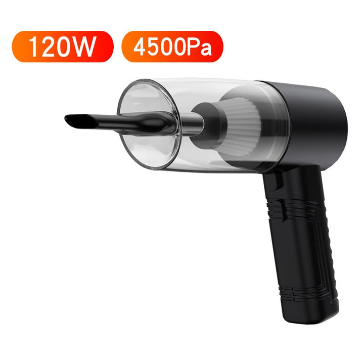 Car Vacuum Cleaner Handheld with 12v Corded Power and Crevice Brush Attachments