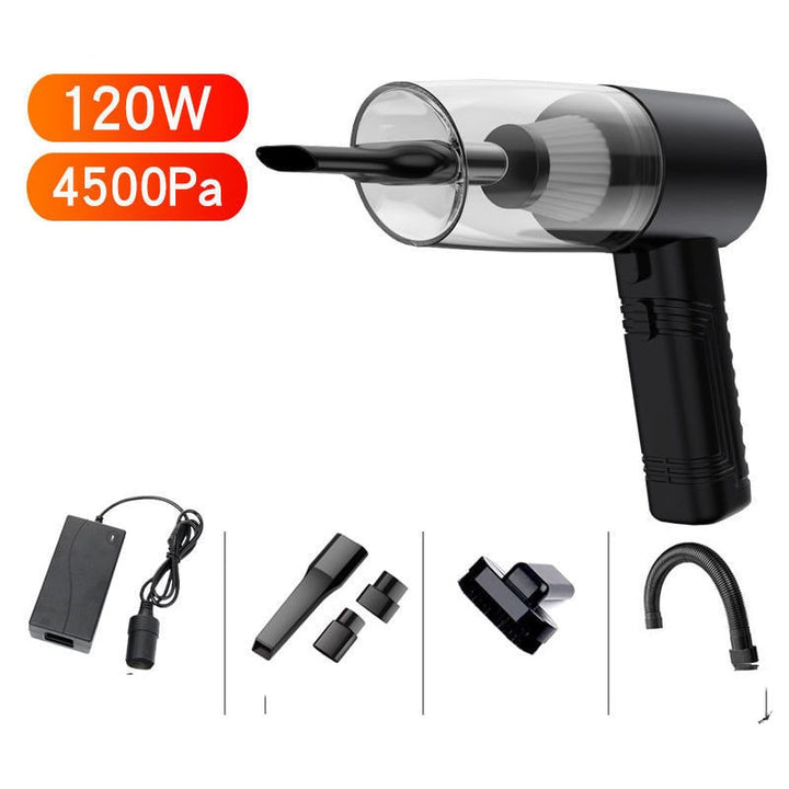 Car Vacuum Cleaner Handheld with 12v Corded Power and Crevice Brush Attachments
