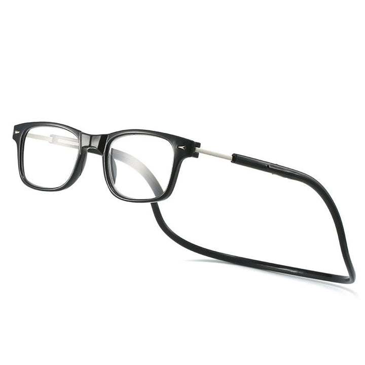 Reading Glasses with Magnetic Neck Hanger and Blue Light Filter with Anti-Loss Design