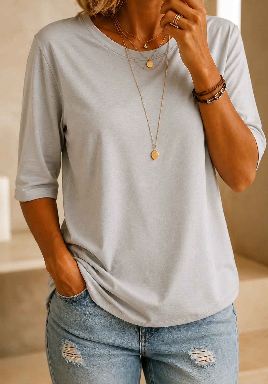 Women's Relaxed Everyday Short-Sleeve T-Shirt