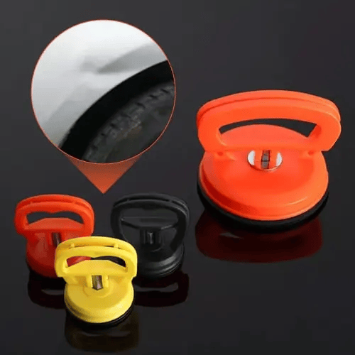 Suction car dent puller set for small dents, paintless dent repair tool