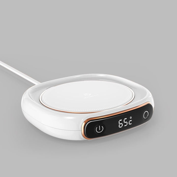Coffee Mug Warmer and Cup with Digital Temperature Display and Heating Plate for Desk