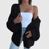 Women's Chunky Knit Open-Front Cardigan