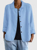 Luna | Cotton Button-Up Cardigan Relaxed Fit Long Sleeve