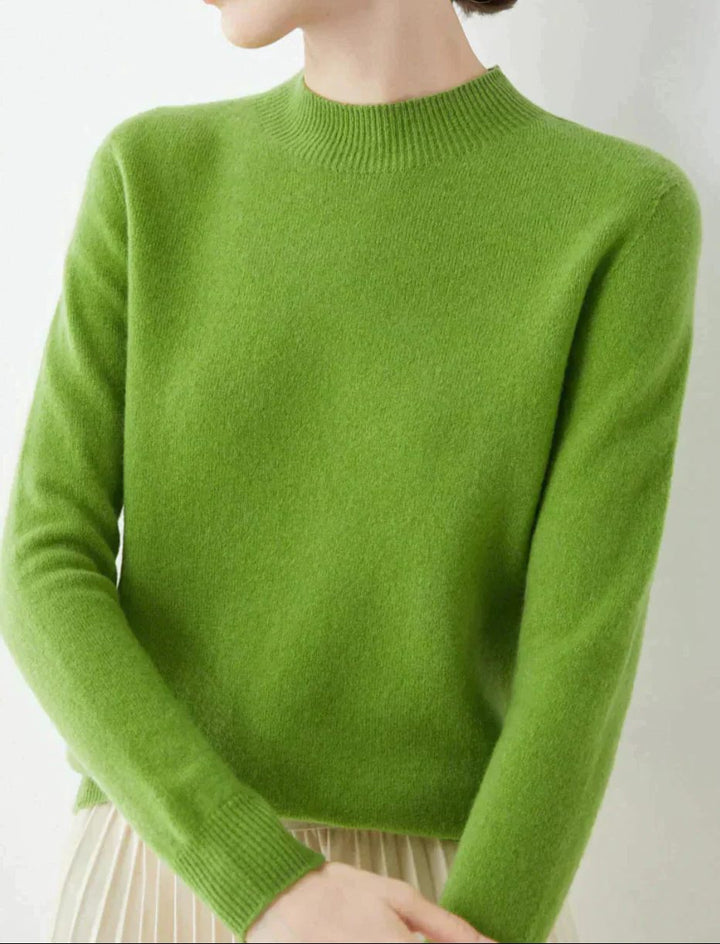 Cashmere Sweater with Crew Neck for Women