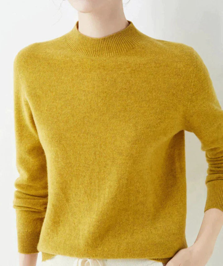 Cashmere Sweater with Crew Neck for Women