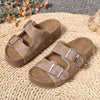 Eleanor | Cross-Strap Sandals Platform Buckle Cushioned Comfort
