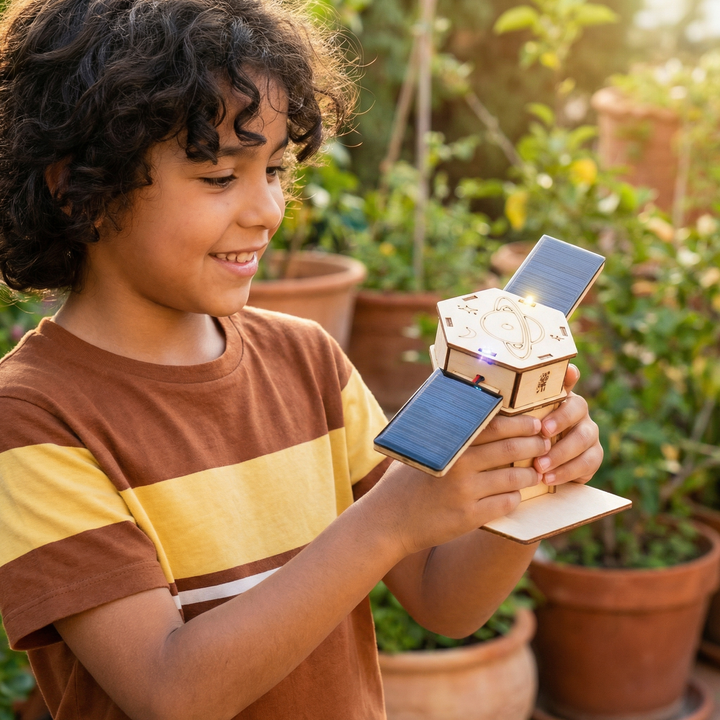 Wooden STEM Building Kit for Children Aged 8+, Choose from 8 Models