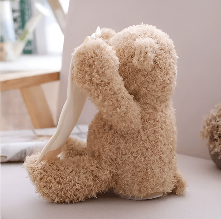 Interactive Plush Teddy Bear with Voice Phrases and Moving Arms, 30 cm