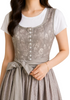 Women's Dirndl with Zip, Lace Sleeves and Waistband.