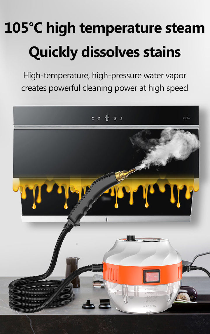 2800W HIGH-PRESSURE STEAM CLEANER - APPLIANCE FOR KITCHEN AND CAR