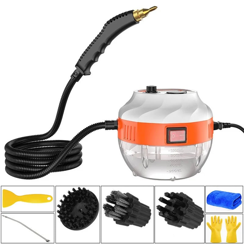 2800W HIGH-PRESSURE STEAM CLEANER - APPLIANCE FOR KITCHEN AND CAR