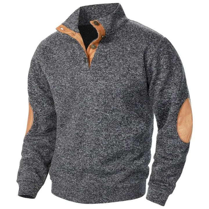 Men's V-Neck Sweatshirt for Outdoor &amp; Casual Style
