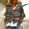 Striped women's cardigan – Autumn Magic Lurena