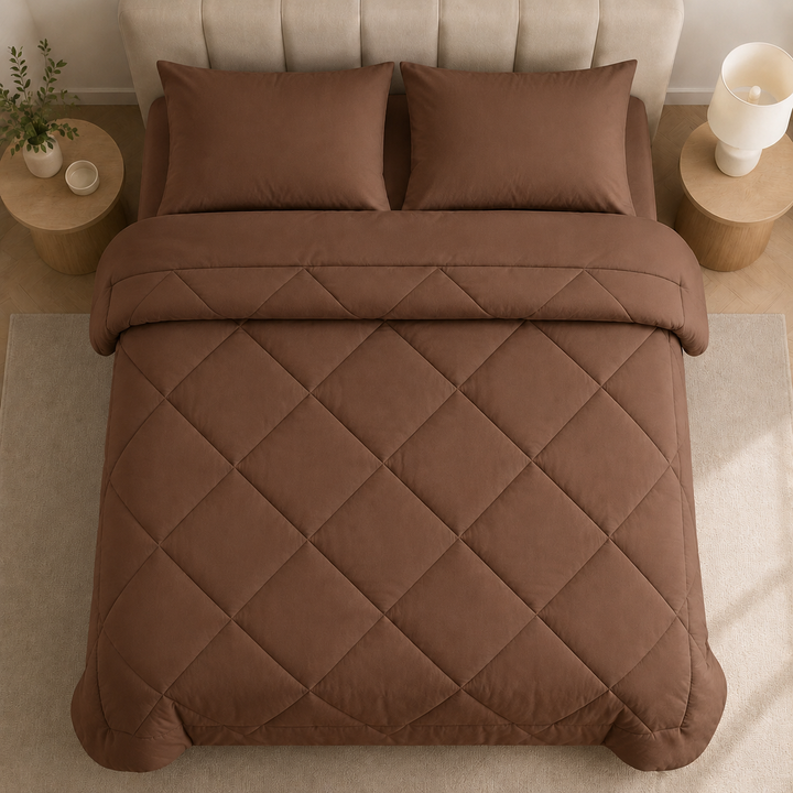 2-in-1 Quilted Duvet – No Duvet Cover Needed