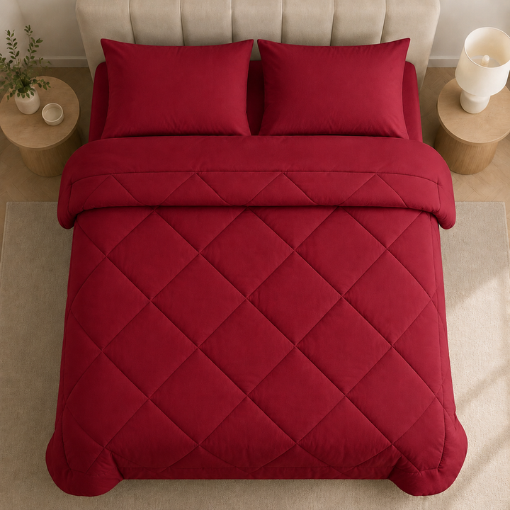 2-in-1 Quilted Duvet – No Duvet Cover Needed