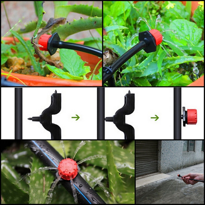 Adjustable drip irrigation kit — precise watering for lush plant growth