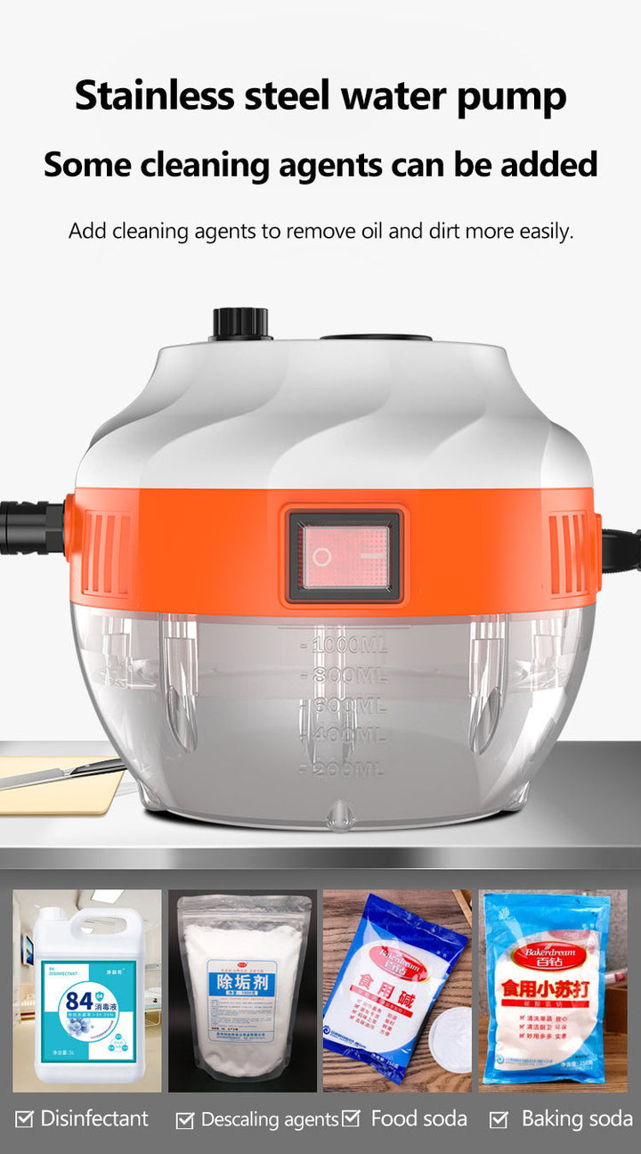 2800W HIGH-PRESSURE STEAM CLEANER - APPLIANCE FOR KITCHEN AND CAR