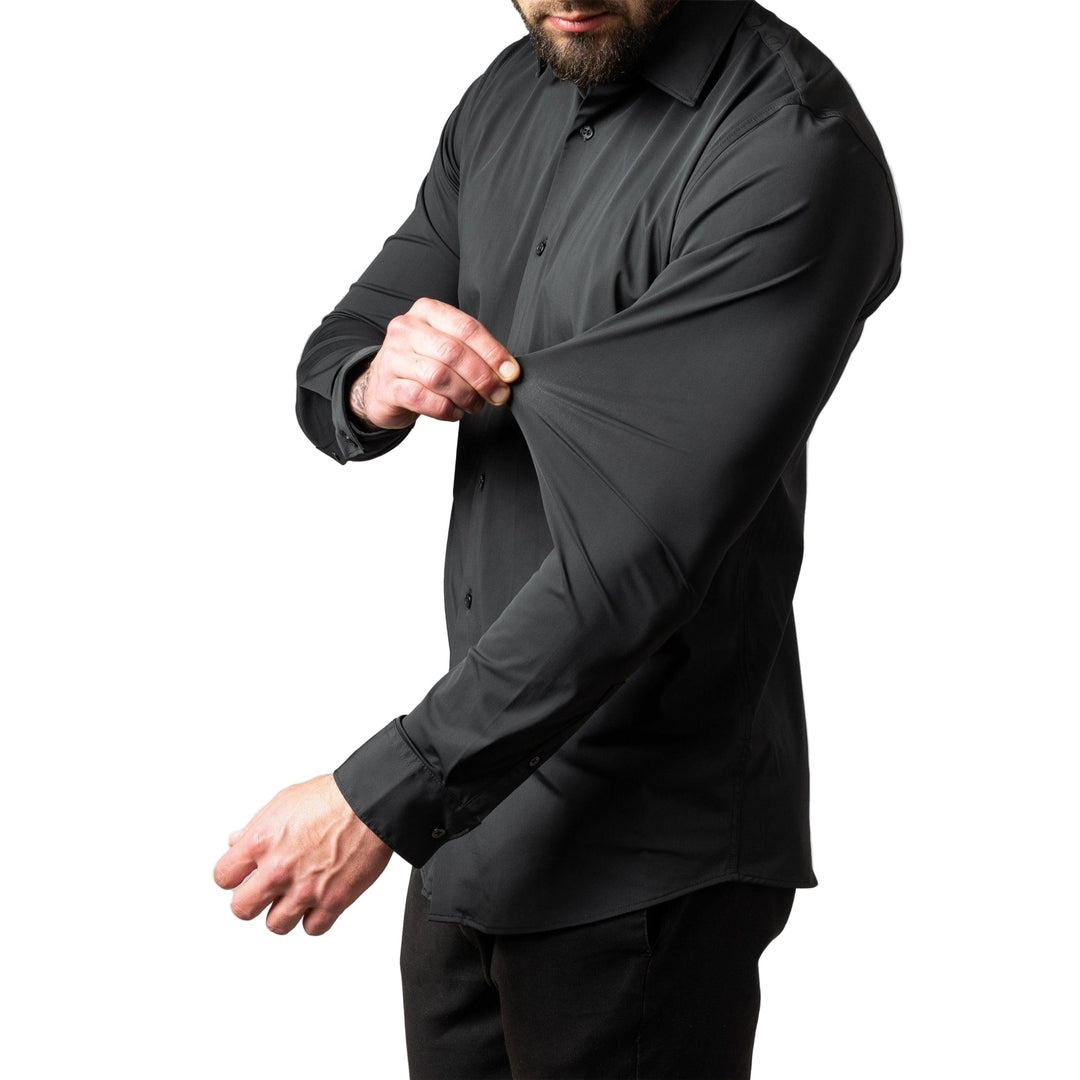 Men's Stretch Dress Shirt, Non-Iron, for Work and Casual Wear