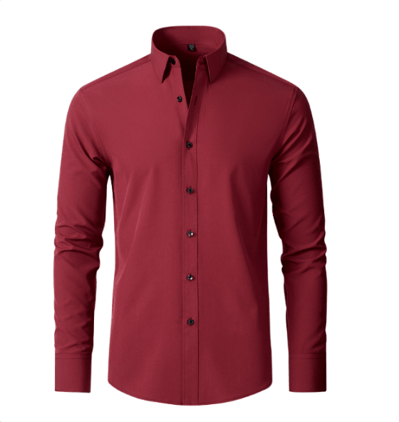 Men's Stretch Dress Shirt, Non-Iron, for Work and Casual Wear