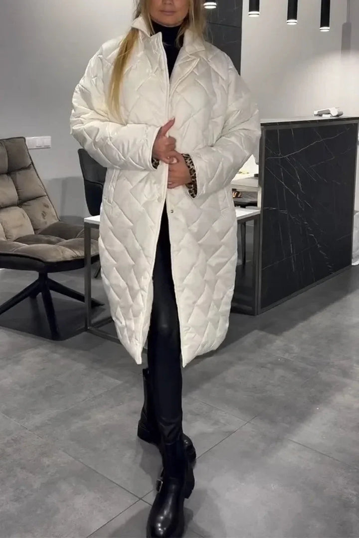 Elegant Reversible Quilted Coat