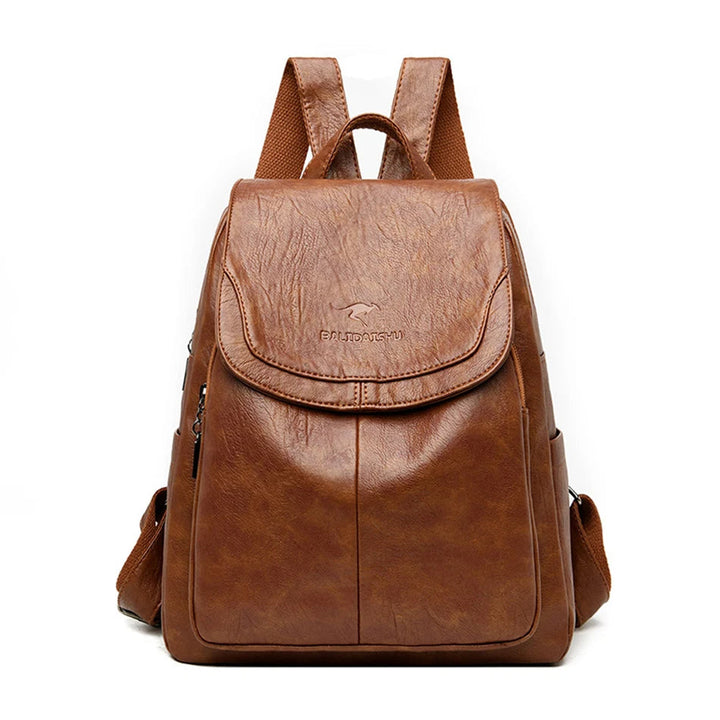 Leather Backpack for Women - Vegan Leather - Practical & Stylish