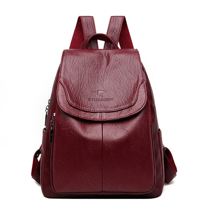 Leather Backpack for Women - Vegan Leather - Practical & Stylish