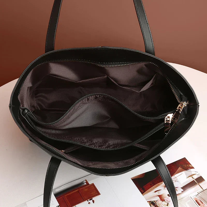 Thaxa | Luxury Leather Shoulder Bag - Elegant and Functional