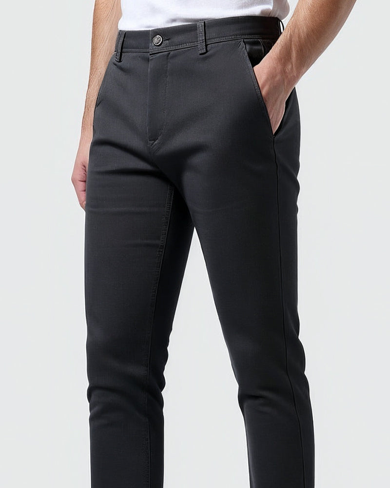 Men's slim-fit chinos for everyday and the office