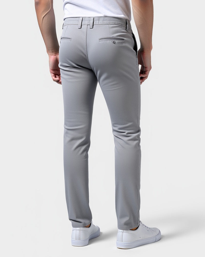Men's slim-fit chinos for everyday and the office