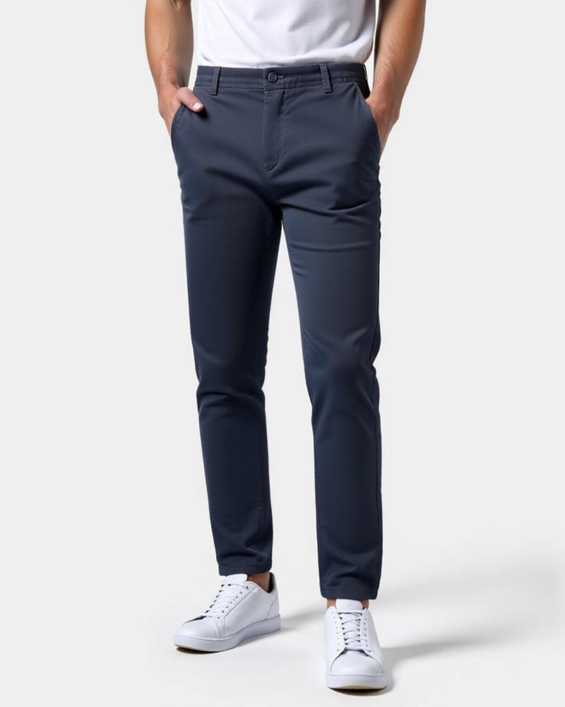 Men's slim-fit chinos for everyday and the office
