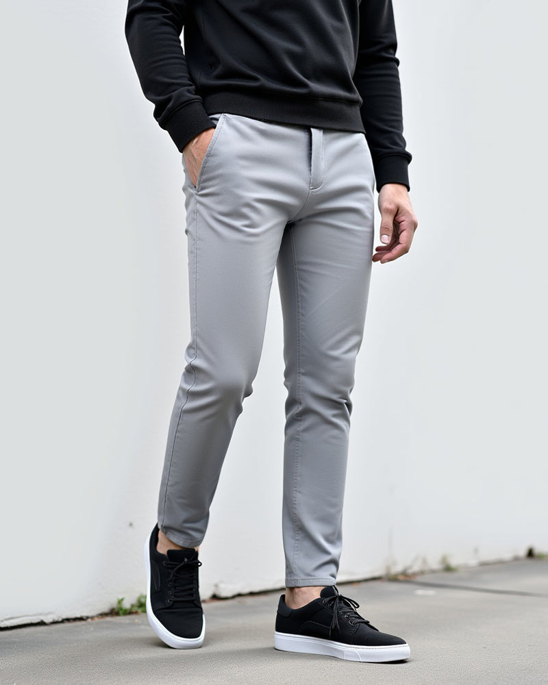 Men's slim-fit chinos for everyday and the office