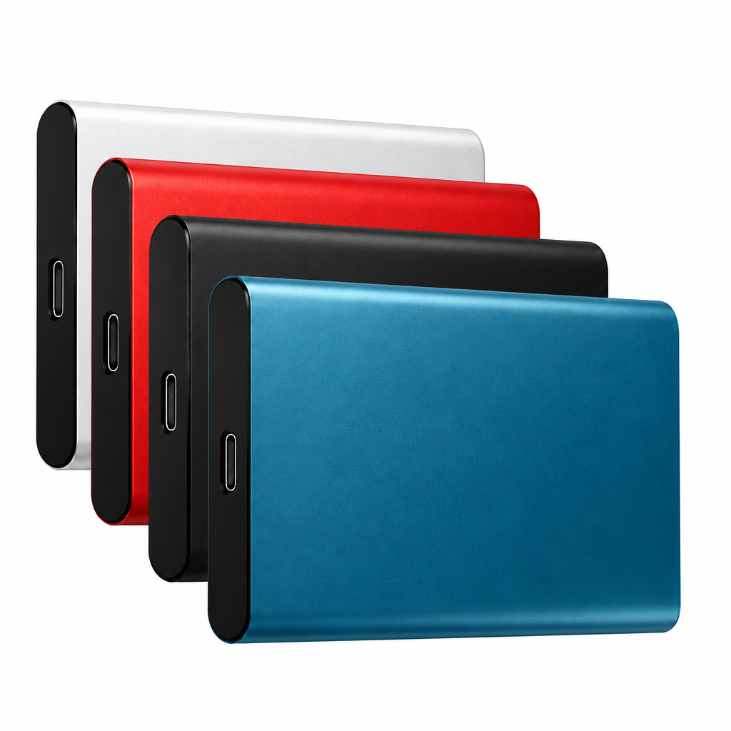128 TB External SSD with USB-C and USB 3.1