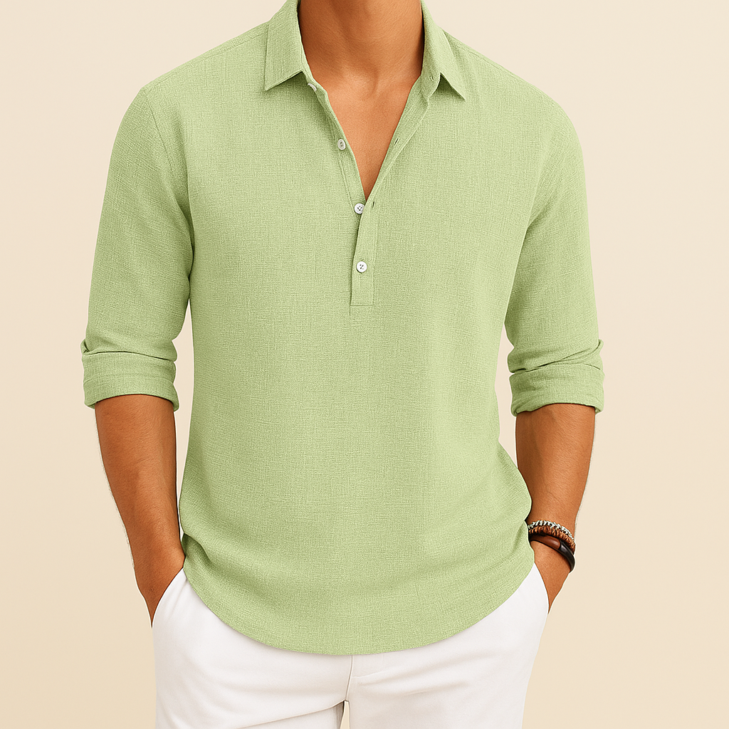 Men’s Loose LongSleeve Casual Shirt