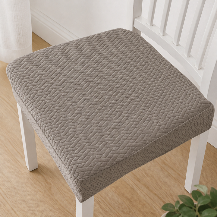 Waterproof Stretch Woven Chair Covers, Non-Slip Jacquard Polyester