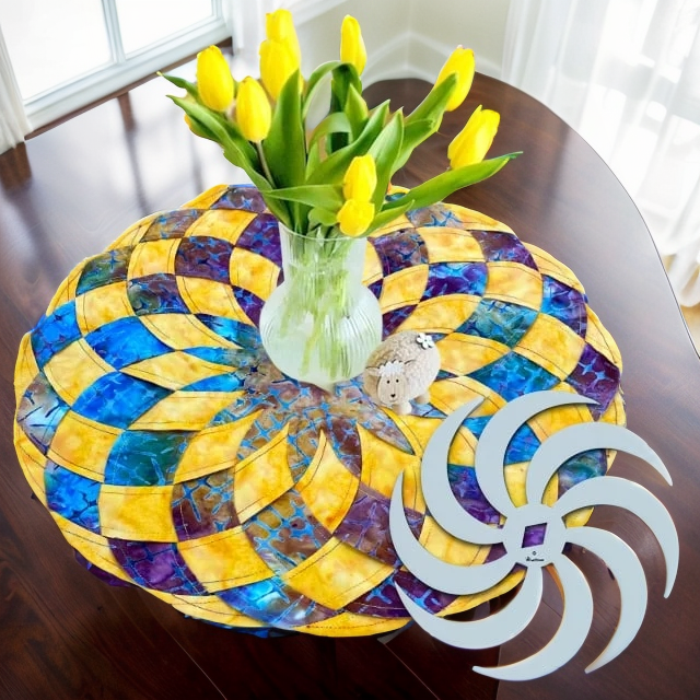 Sewing templates for fabric placemats - easy set for handmade table decor